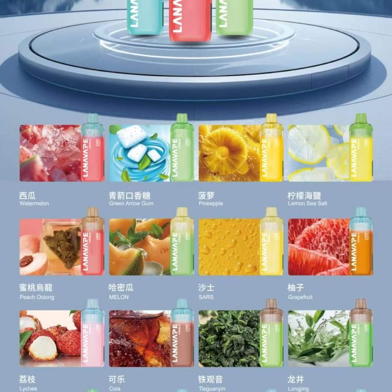 【C倉】LANA 12000口拋棄式電子煙 | 13W強勁輸出